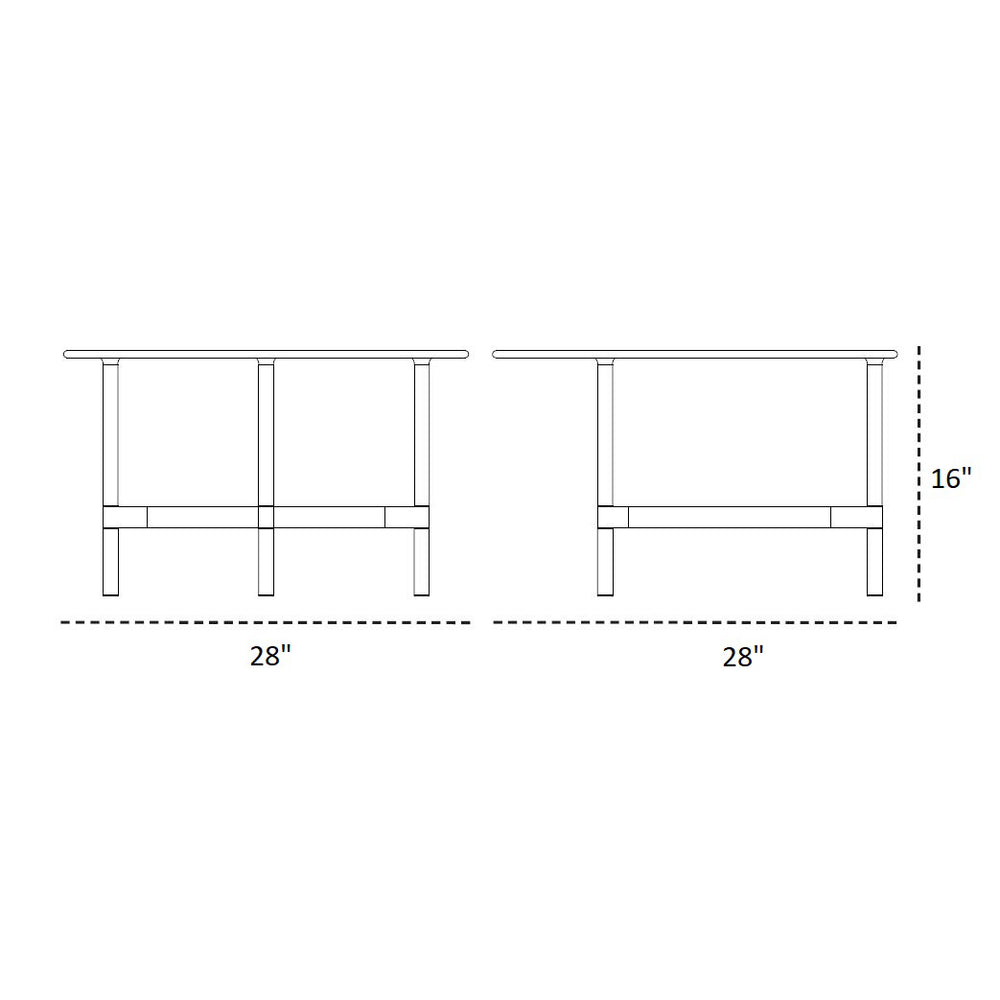 Twist Indoor/Outdoor Round Coffee Table