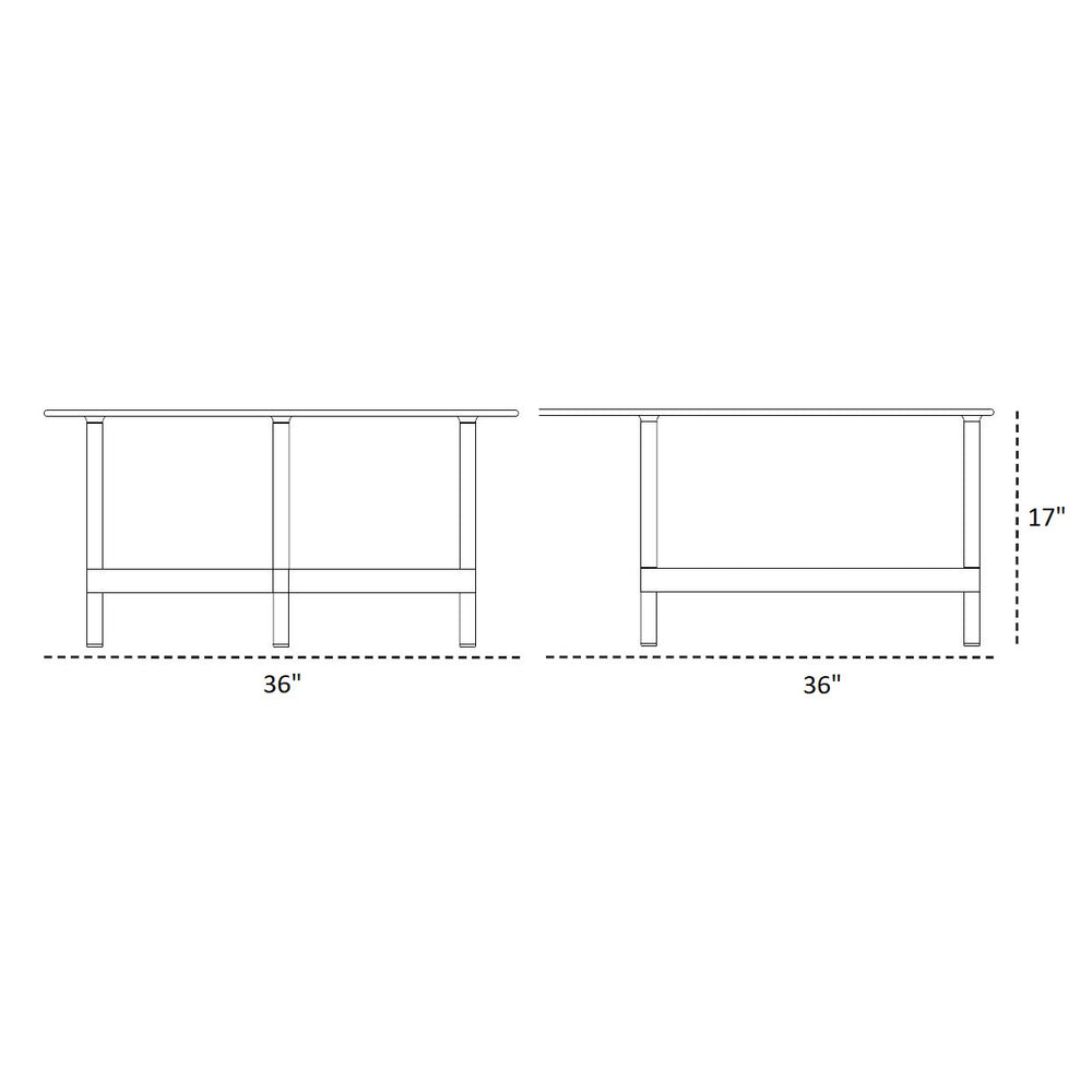 Twist Indoor/Outdoor Round Coffee Table