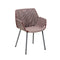 Vibe Outdoor Dining Chair  option Light Grey/Bordeaux/Dusty Rose Cane-Line Weave