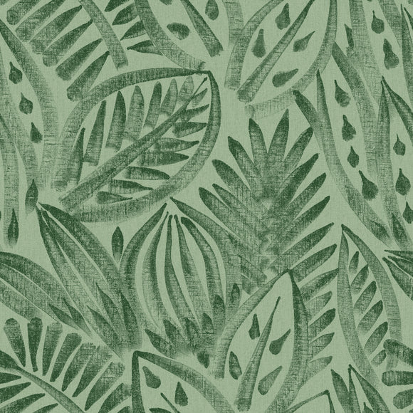 Canvas Palm Wallpaper Sample Swatch
