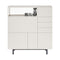 Easy Cabinet  option Matte Lacquer White