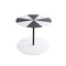 Gong Circus Side Table  option White/Black
