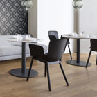 Juli Plastic Chair with Wood Leg