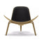 CH07 Shell Chair  option Oak / White Oil with Loke 7150