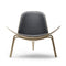 CH07 Shell Chair  option Oak / White Oil with Thor 301