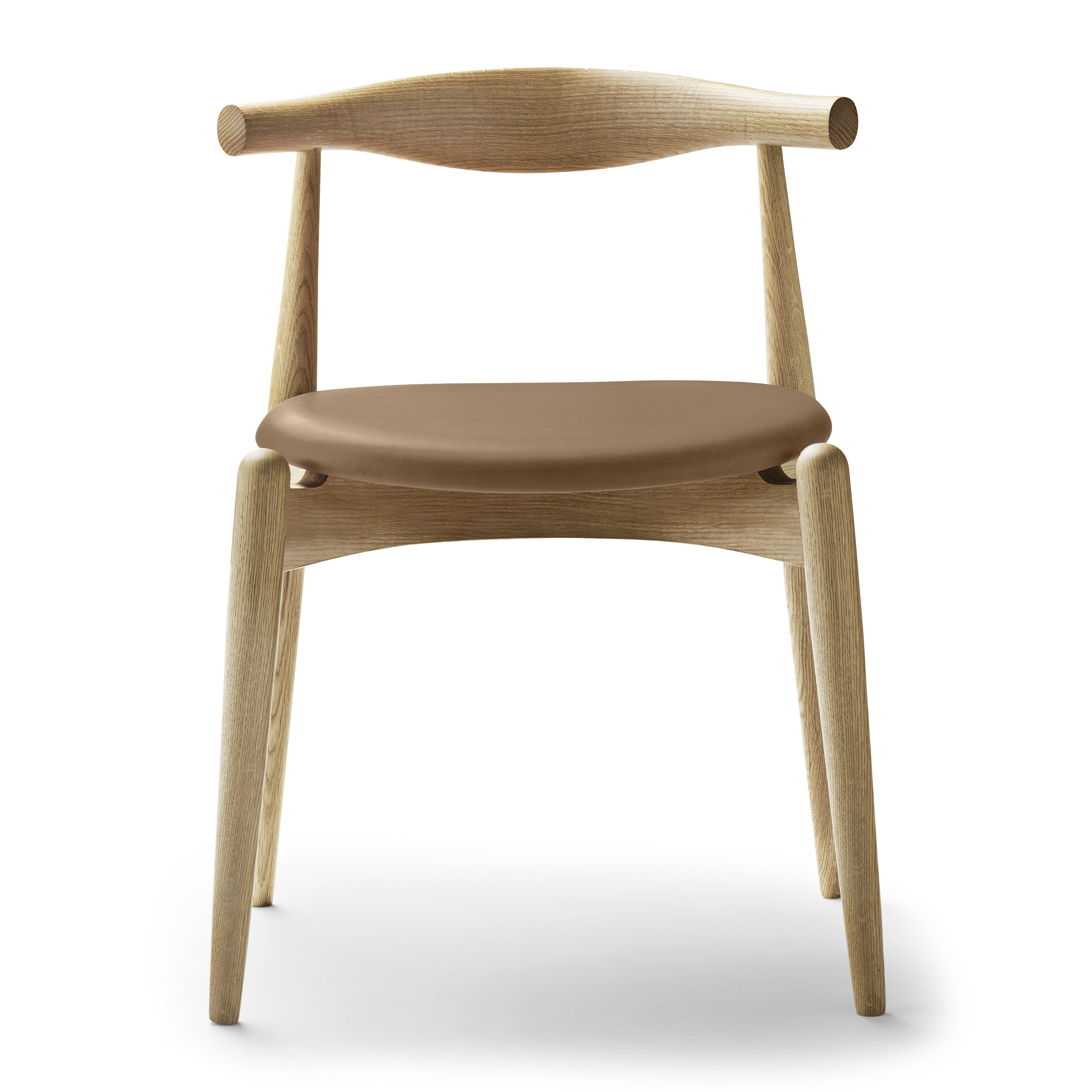 ダイニングチェア Elbow Chair CH20 Elbow Chair - Black Leather – Hygge Life