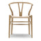 CH24 Wishbone Chair  option Oak / Soap