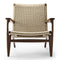 CH25 Lounge Chair  option Walnut Oil / Natural Paper Cord