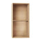 FK63 Deep Upright Bookcase  option Oak / White Oil