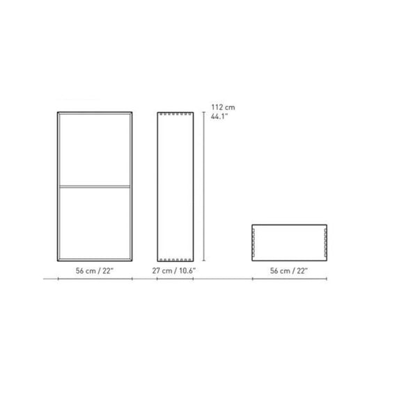 FK63 Deep Upright Bookcase