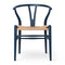 CH24 Wishbone Chair Soft Colors  option Blue