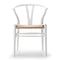 CH24 Wishbone Chair Soft Colors  option White