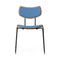 VLA26 Vega Upholstered Dining Chair  option Oak / Lacquer with Mood 04102