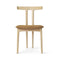 OW58 T-Chair  option Oak / Soap / Re-wool 0358
