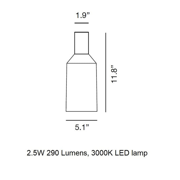 Alabast Indoor/Outdoor Table Lamp