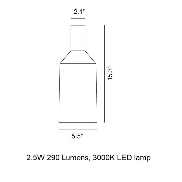 Alabast Indoor/Outdoor Table Lamp