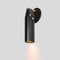 Spero Wall Sconce  option Black with Black Leather