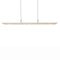 Vix Linear Pendant Light  option White Washed Oak
