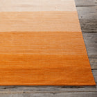 India Rectangular Striped Area Rug