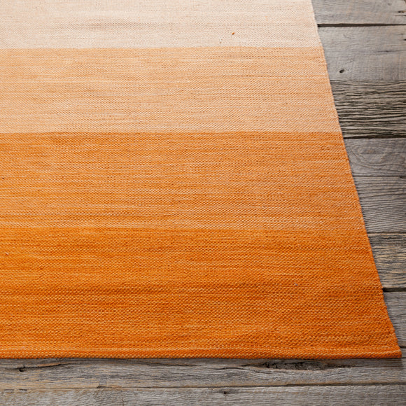 India Rectangular Striped Area Rug