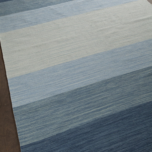 India Rectangular Striped Area Rug