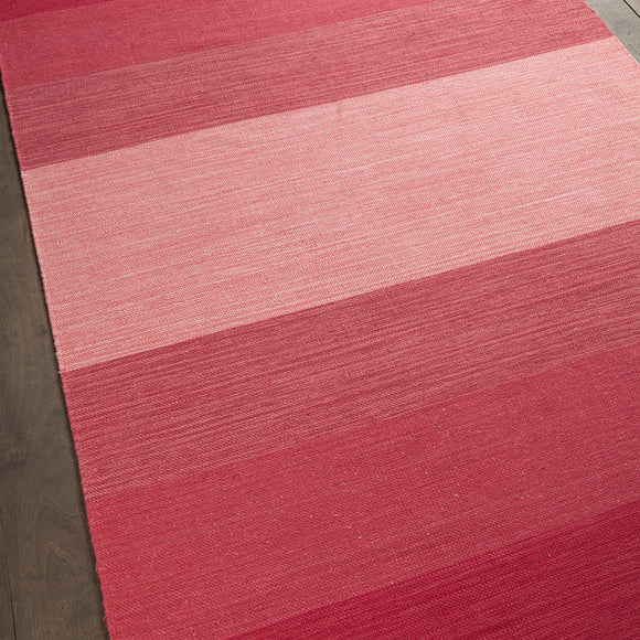 India Rectangular Striped Area Rug