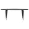 Oval Dining Table  option Classic Ebony (Ebonized Walnut) Top and Legs
