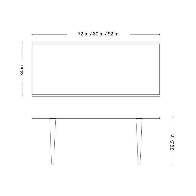 Cherner Rectangular Dining Table - 2Modern