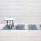 Fade Stripe Indoor/Outdoor Shag Runner  option Lagoon