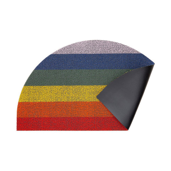 Rainbow Stripe Indoor/Outdoor Shag Apartment Floormat