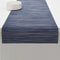 Rib Weave Table Runner  option Indigo