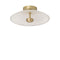 Cielo Wall/Ceiling Light  option Satin Brass