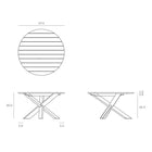 Circle Outdoor Dining Table