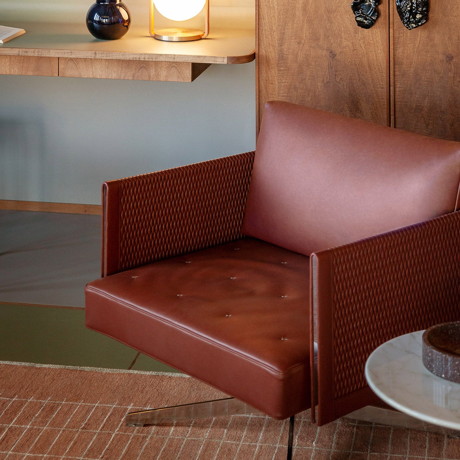 Poltrona Frau Clayton Swivel Armchair - 2Modern