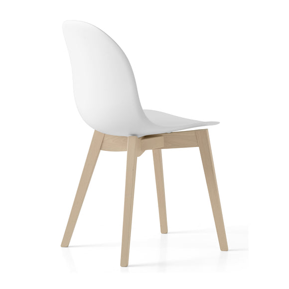 Wood Chair Base Academy Solid 2Modern 4 - Leg Connubia -
