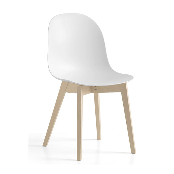 - Chair 2Modern Connubia Leg Base 4 - Academy Solid Wood