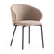 Tuka Armchair  option SLA Taupe / P15 Matte Black