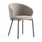 Tuka Armchair  option SLJ Sand / P15 Matte Black