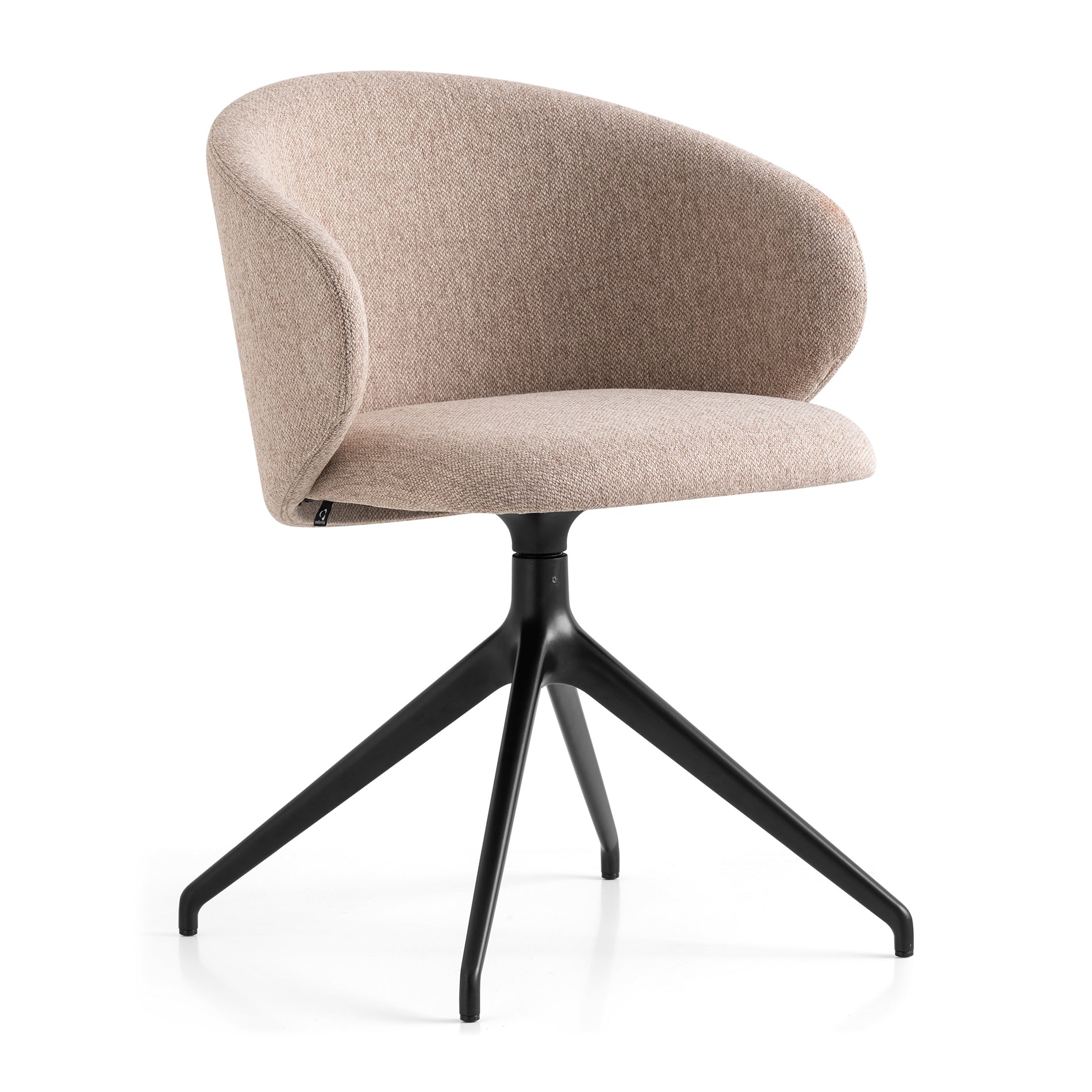 Swivel Tuka Upholstered 2Modern Chair - Connubia