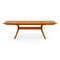 Audrey Trestle Extension Table  option 03 - Natural Cherry