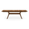 Audrey Trestle Extension Table  option 43 - Saddle Cherry
