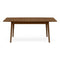 Catalina Extension Dining Table  option 04 - Natural Walnut