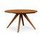 Catalina Round Extension Table  option Autumn Cherry