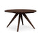 Catalina Round Extension Table  option Smoke Cherry