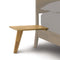 Linn Attached Nightstand  option Natural Cherry