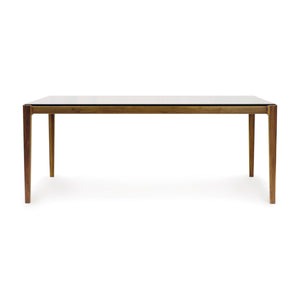 Lisse Glass Top Dining Table