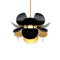 Ginger Pendant Light  option Black and Gold Leaf