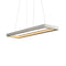 Jasmine LED Linear Pendant Light  option Silver Leaf