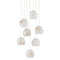 Lazio Multi-Drop Pendant Light  option Seven Lights