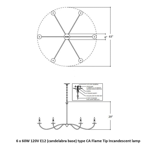 Saxon Chandelier